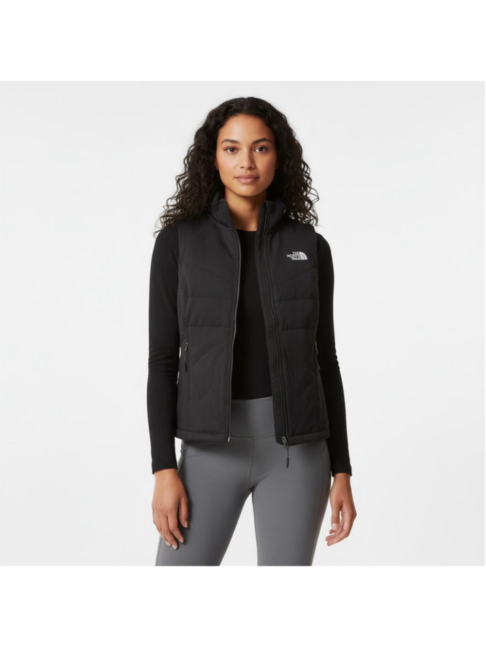 The North Face WindWall Softshell Vest Black Womens Small Gorpcore Activewear